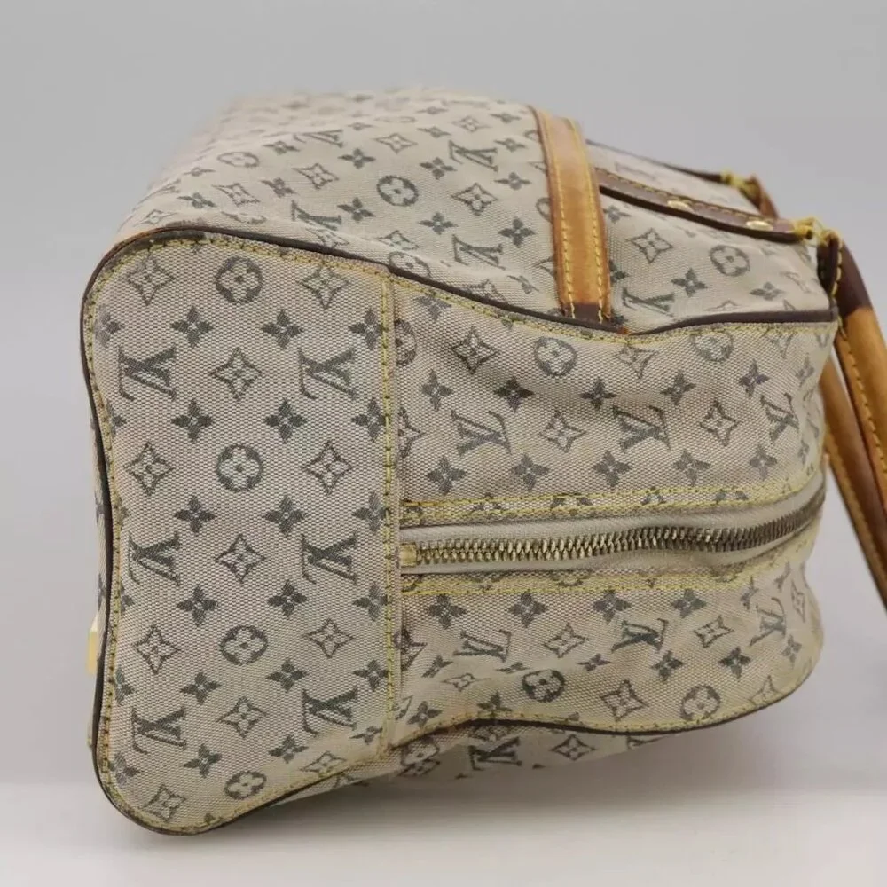 LOUIS VUITTON Monogram mini Marie Hand Bag Blue M92003 LV Auth bs20671